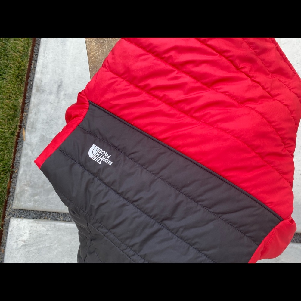 North Face toddler reversible puff jacket